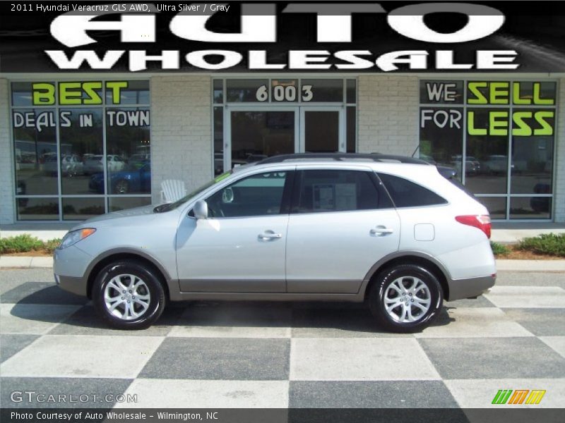 Ultra Silver / Gray 2011 Hyundai Veracruz GLS AWD