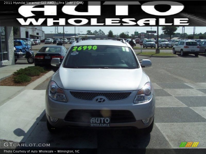 Ultra Silver / Gray 2011 Hyundai Veracruz GLS AWD