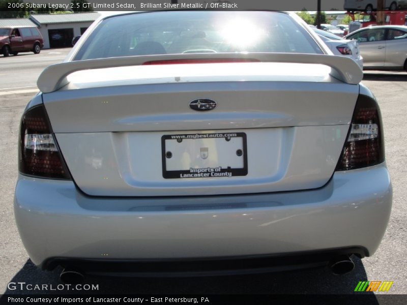 Brilliant Silver Metallic / Off-Black 2006 Subaru Legacy 2.5 GT Limited Sedan