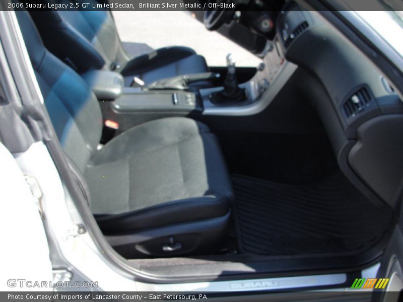 Brilliant Silver Metallic / Off-Black 2006 Subaru Legacy 2.5 GT Limited Sedan