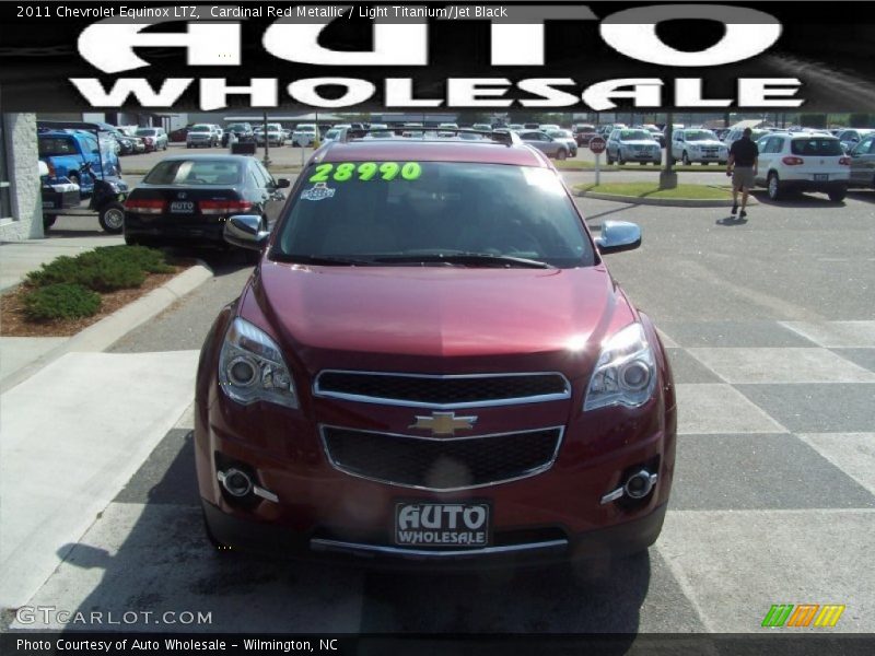 Cardinal Red Metallic / Light Titanium/Jet Black 2011 Chevrolet Equinox LTZ