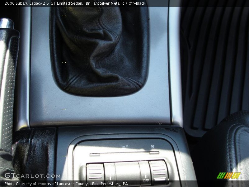 Brilliant Silver Metallic / Off-Black 2006 Subaru Legacy 2.5 GT Limited Sedan