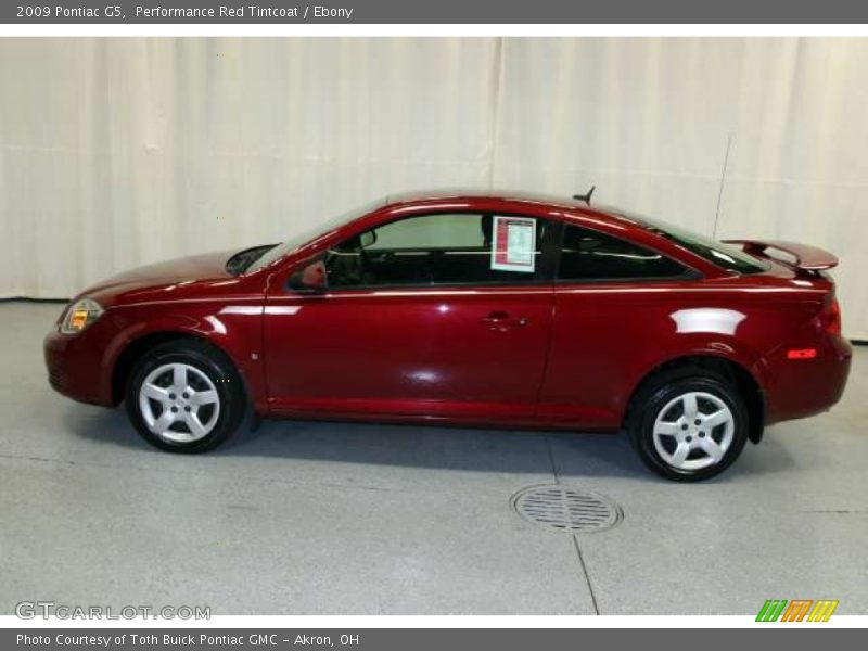 Performance Red Tintcoat / Ebony 2009 Pontiac G5