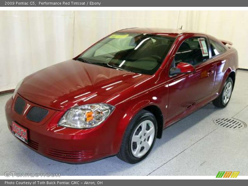 Performance Red Tintcoat / Ebony 2009 Pontiac G5