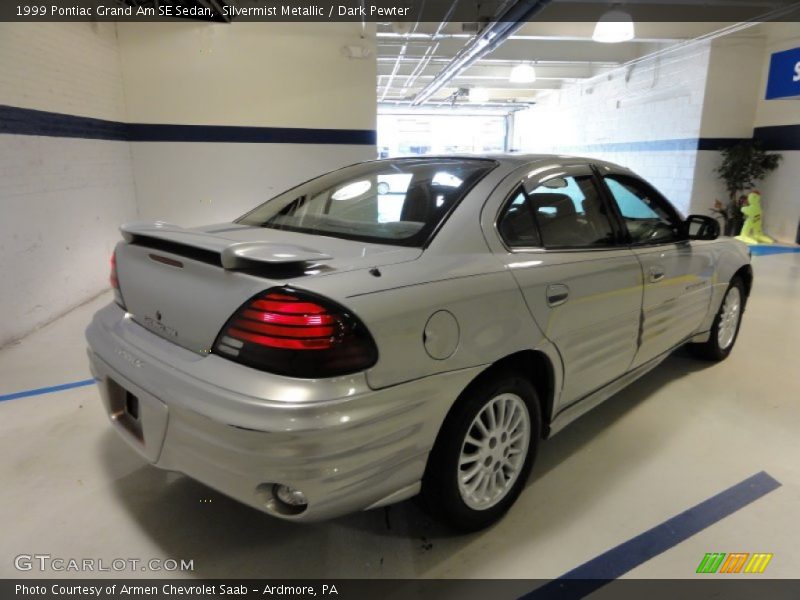 Silvermist Metallic / Dark Pewter 1999 Pontiac Grand Am SE Sedan