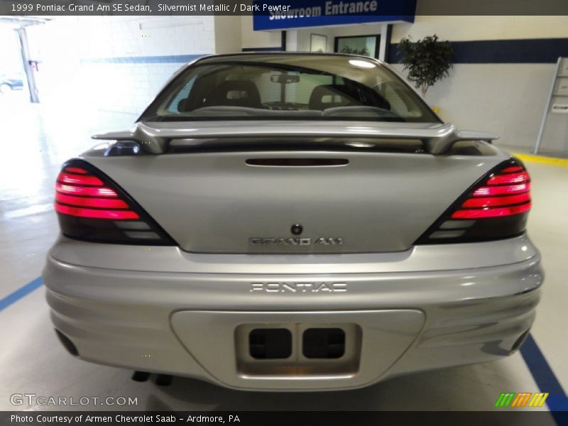 Silvermist Metallic / Dark Pewter 1999 Pontiac Grand Am SE Sedan