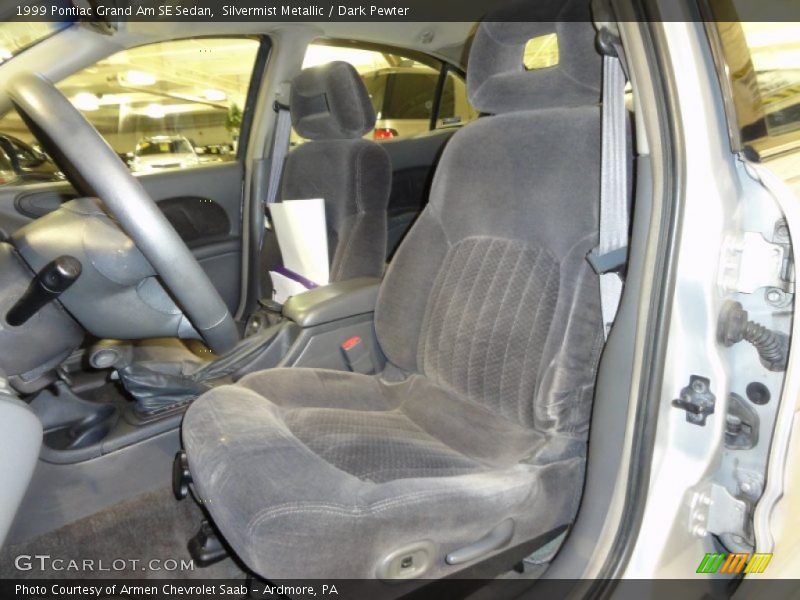 Silvermist Metallic / Dark Pewter 1999 Pontiac Grand Am SE Sedan