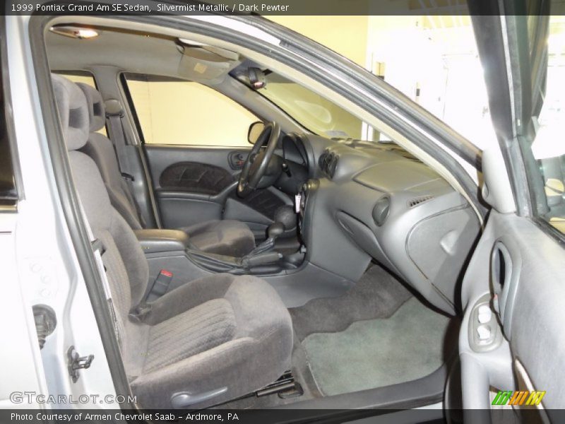Silvermist Metallic / Dark Pewter 1999 Pontiac Grand Am SE Sedan