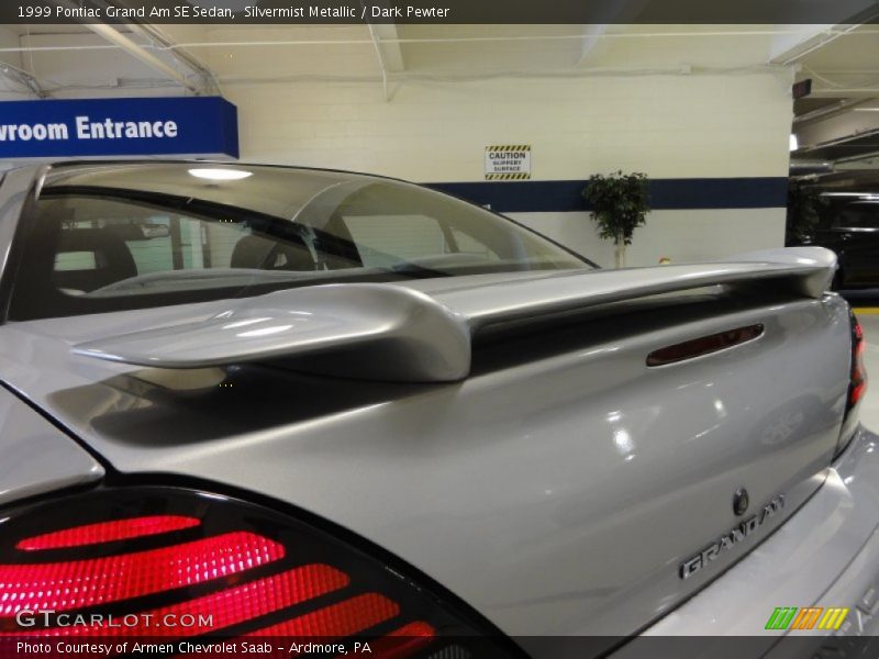 Silvermist Metallic / Dark Pewter 1999 Pontiac Grand Am SE Sedan