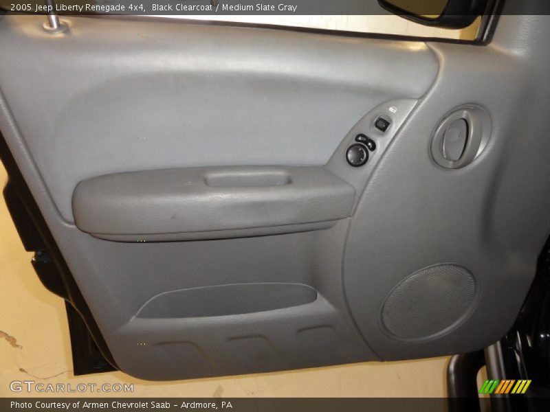 Black Clearcoat / Medium Slate Gray 2005 Jeep Liberty Renegade 4x4