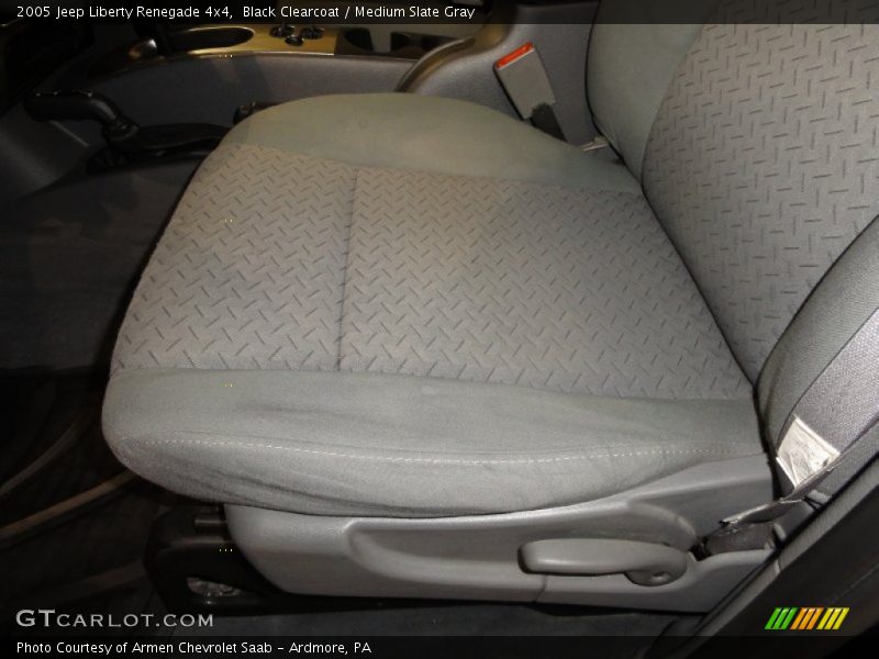 Black Clearcoat / Medium Slate Gray 2005 Jeep Liberty Renegade 4x4