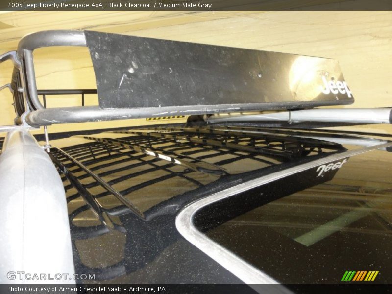 Black Clearcoat / Medium Slate Gray 2005 Jeep Liberty Renegade 4x4