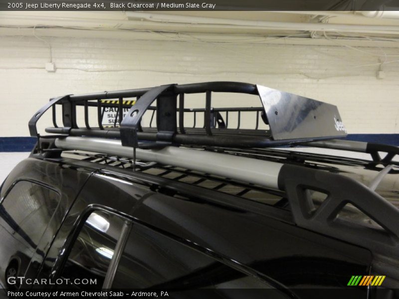 Black Clearcoat / Medium Slate Gray 2005 Jeep Liberty Renegade 4x4