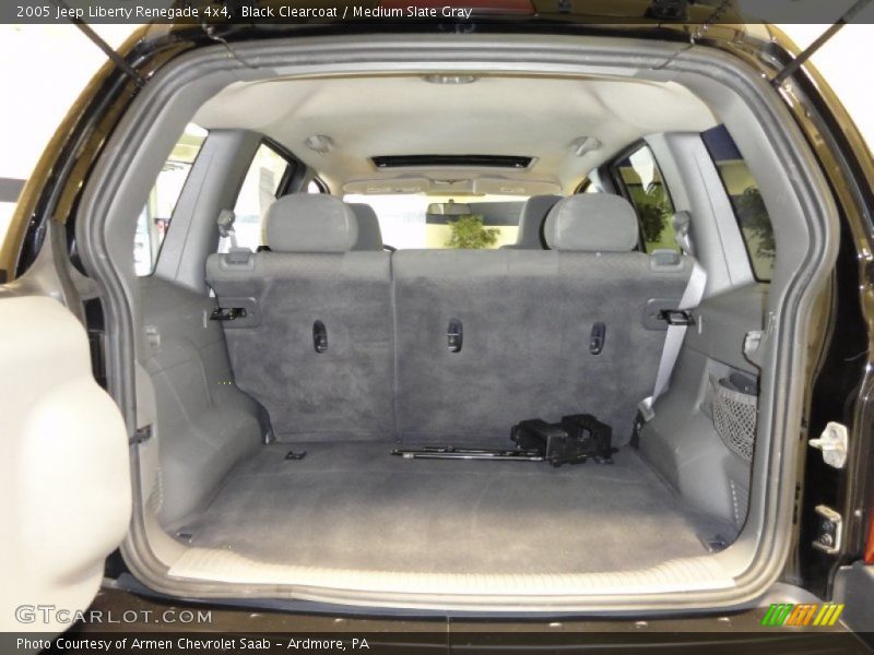 Black Clearcoat / Medium Slate Gray 2005 Jeep Liberty Renegade 4x4