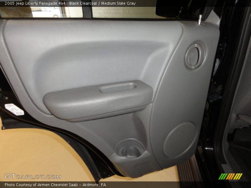 Black Clearcoat / Medium Slate Gray 2005 Jeep Liberty Renegade 4x4