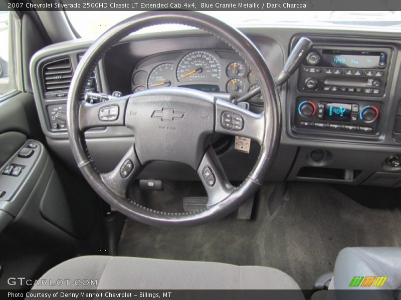 Blue Granite Metallic / Dark Charcoal 2007 Chevrolet Silverado 2500HD Classic LT Extended Cab 4x4