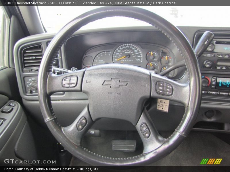 Blue Granite Metallic / Dark Charcoal 2007 Chevrolet Silverado 2500HD Classic LT Extended Cab 4x4