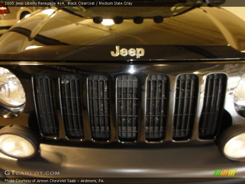Black Clearcoat / Medium Slate Gray 2005 Jeep Liberty Renegade 4x4