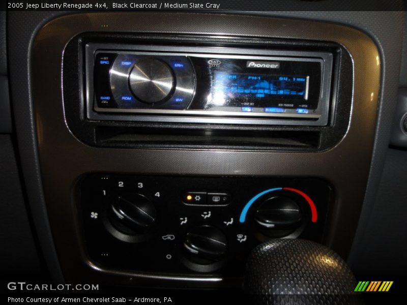 Black Clearcoat / Medium Slate Gray 2005 Jeep Liberty Renegade 4x4