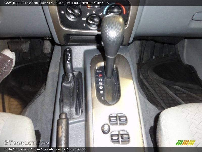 Black Clearcoat / Medium Slate Gray 2005 Jeep Liberty Renegade 4x4