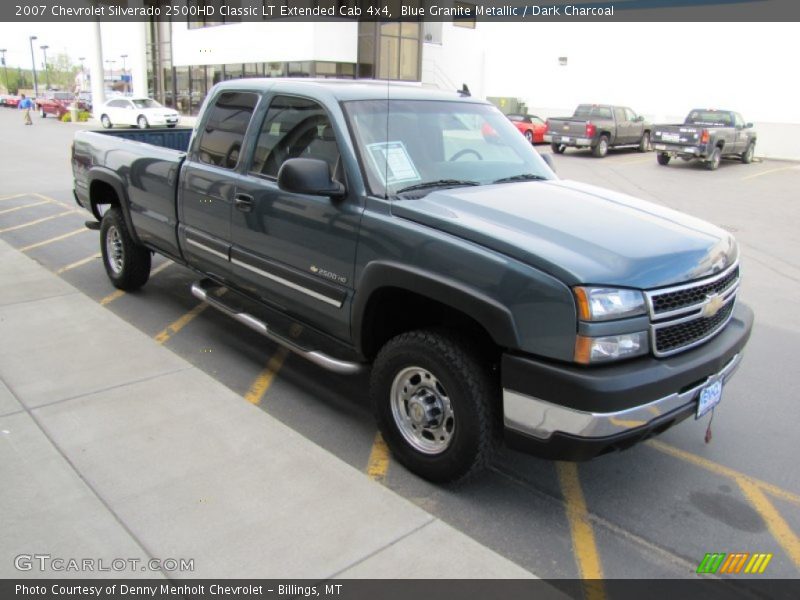 Blue Granite Metallic / Dark Charcoal 2007 Chevrolet Silverado 2500HD Classic LT Extended Cab 4x4