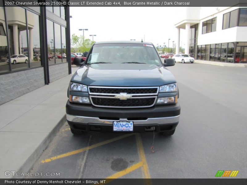 Blue Granite Metallic / Dark Charcoal 2007 Chevrolet Silverado 2500HD Classic LT Extended Cab 4x4