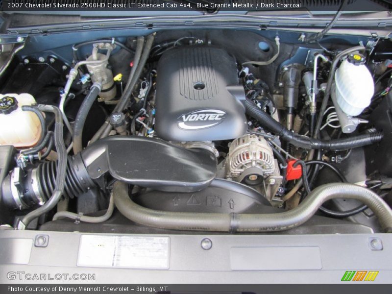 Blue Granite Metallic / Dark Charcoal 2007 Chevrolet Silverado 2500HD Classic LT Extended Cab 4x4