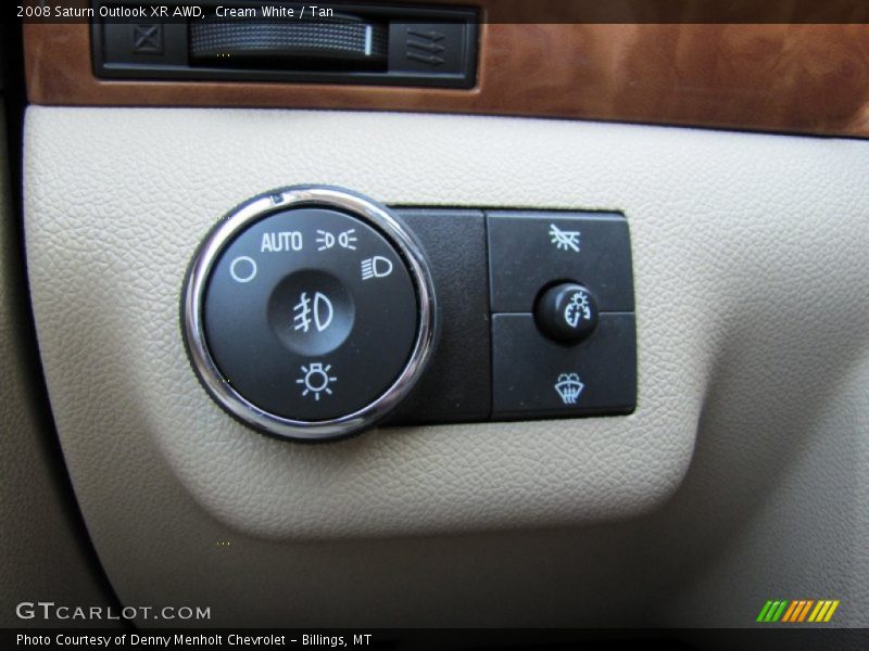 Controls of 2008 Outlook XR AWD