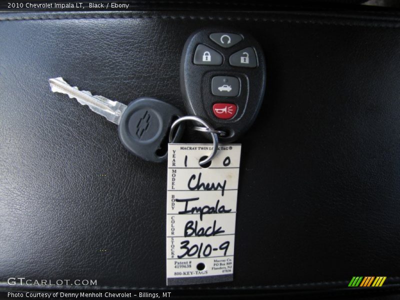 Black / Ebony 2010 Chevrolet Impala LT