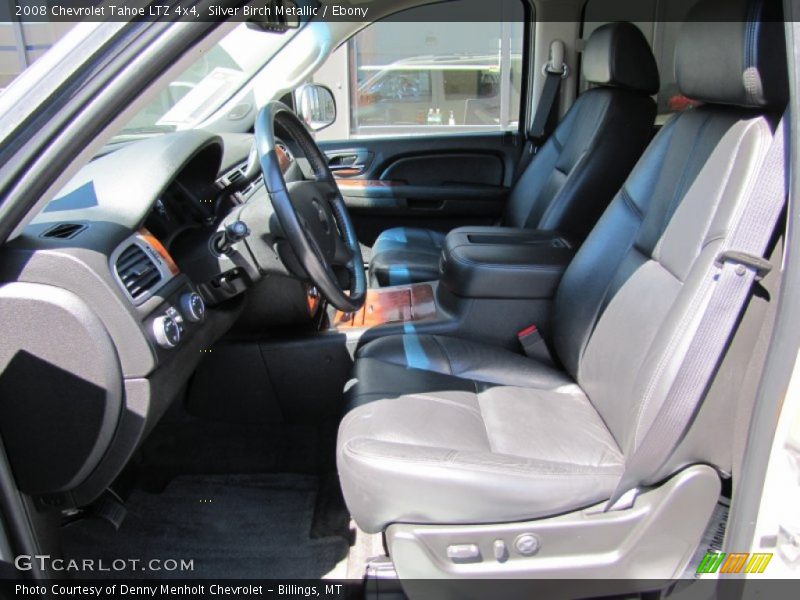 Silver Birch Metallic / Ebony 2008 Chevrolet Tahoe LTZ 4x4