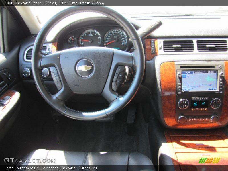 Silver Birch Metallic / Ebony 2008 Chevrolet Tahoe LTZ 4x4