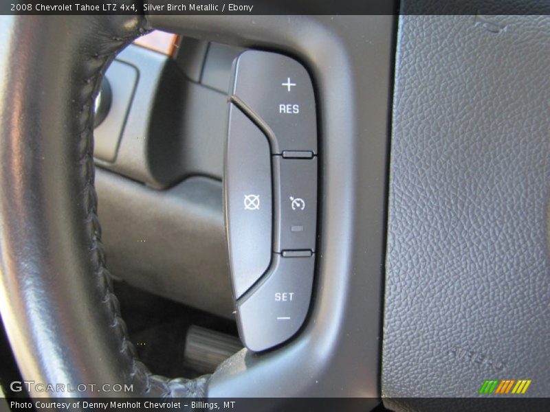 Silver Birch Metallic / Ebony 2008 Chevrolet Tahoe LTZ 4x4