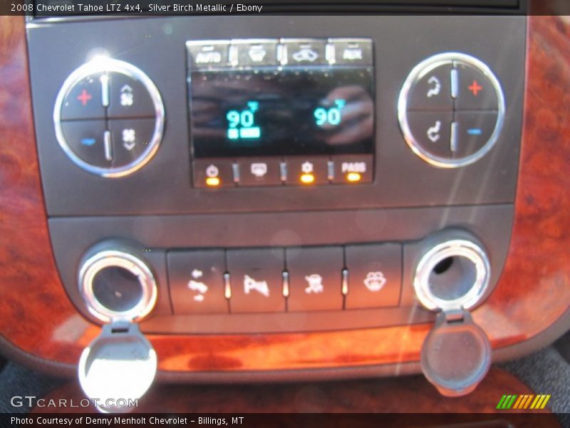 Silver Birch Metallic / Ebony 2008 Chevrolet Tahoe LTZ 4x4