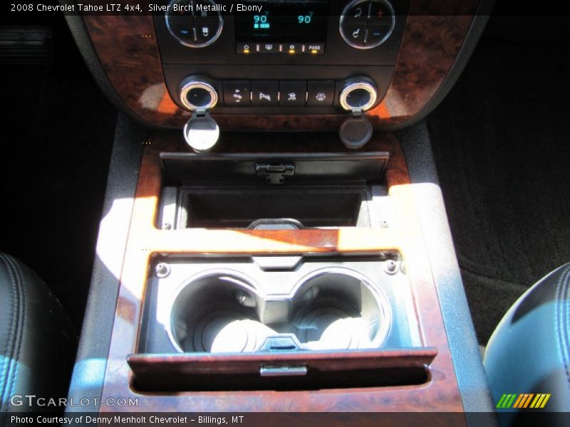 Silver Birch Metallic / Ebony 2008 Chevrolet Tahoe LTZ 4x4