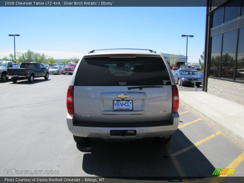 Silver Birch Metallic / Ebony 2008 Chevrolet Tahoe LTZ 4x4