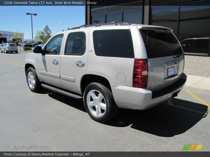 Silver Birch Metallic / Ebony 2008 Chevrolet Tahoe LTZ 4x4