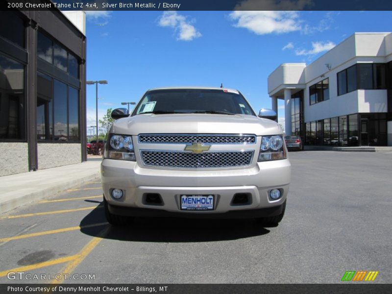 Silver Birch Metallic / Ebony 2008 Chevrolet Tahoe LTZ 4x4
