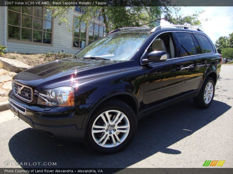 Black Sapphire Metallic / Taupe 2007 Volvo XC90 V8 AWD