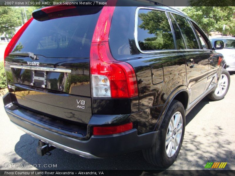 Black Sapphire Metallic / Taupe 2007 Volvo XC90 V8 AWD