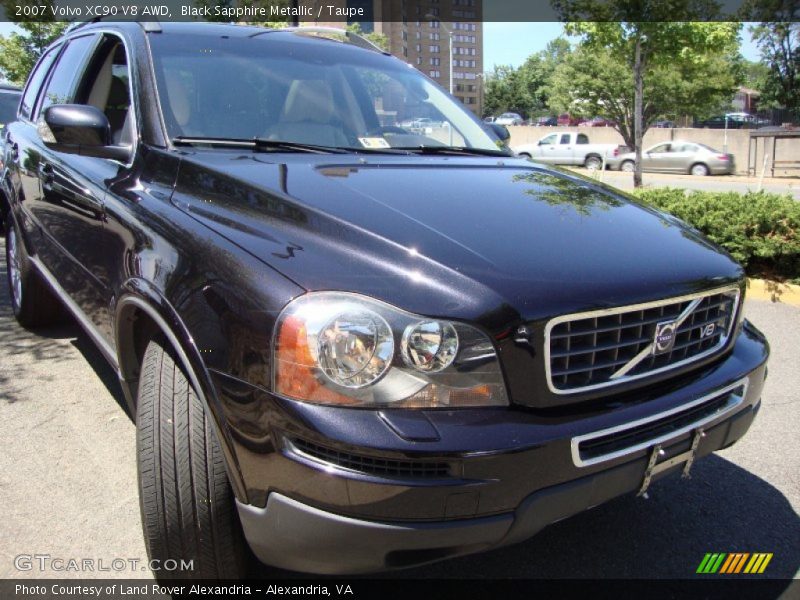 Black Sapphire Metallic / Taupe 2007 Volvo XC90 V8 AWD