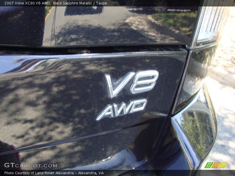 Black Sapphire Metallic / Taupe 2007 Volvo XC90 V8 AWD
