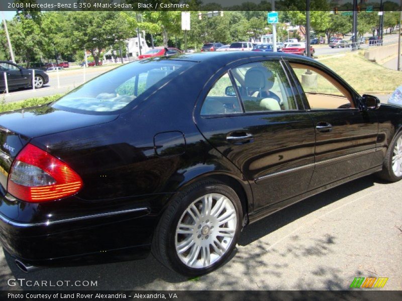 Black / Cashmere 2008 Mercedes-Benz E 350 4Matic Sedan