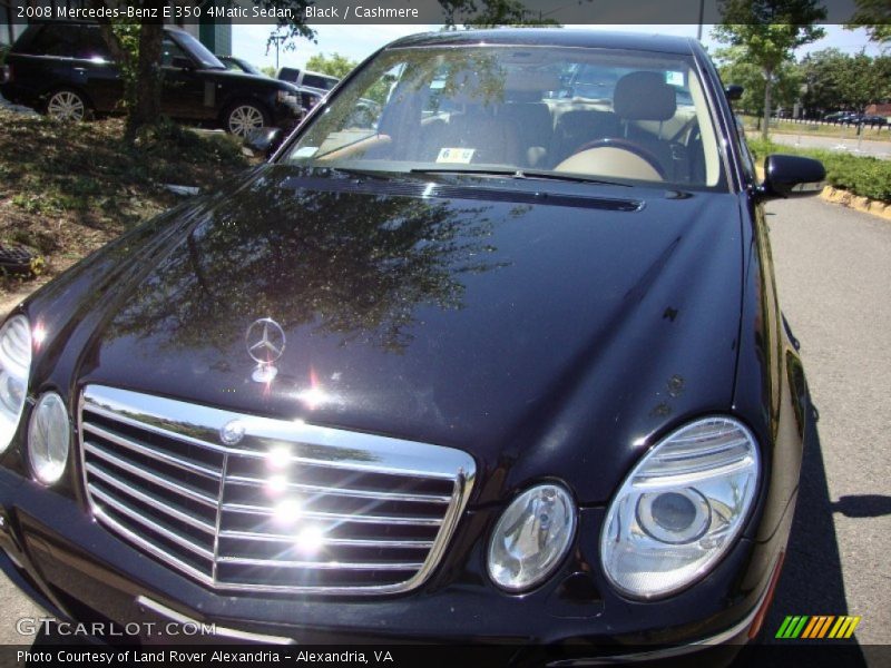 Black / Cashmere 2008 Mercedes-Benz E 350 4Matic Sedan