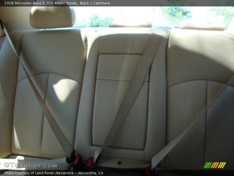 Black / Cashmere 2008 Mercedes-Benz E 350 4Matic Sedan