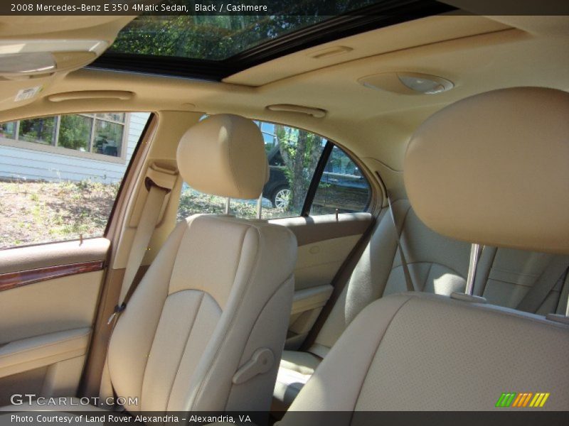 Black / Cashmere 2008 Mercedes-Benz E 350 4Matic Sedan