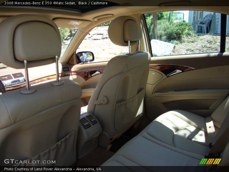 Black / Cashmere 2008 Mercedes-Benz E 350 4Matic Sedan