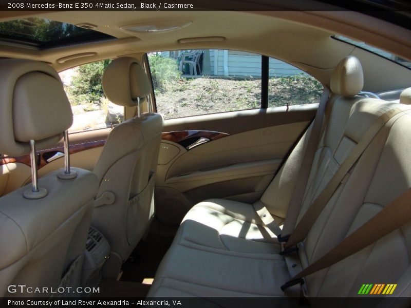 Black / Cashmere 2008 Mercedes-Benz E 350 4Matic Sedan