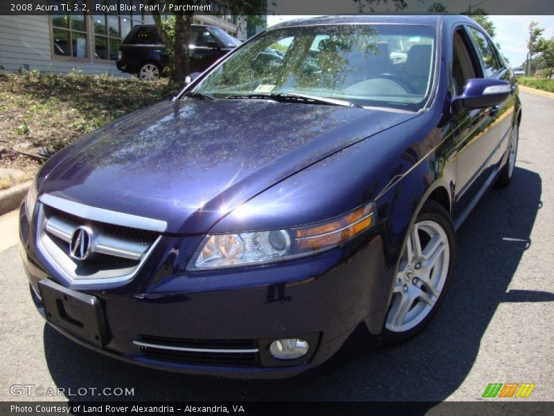 Royal Blue Pearl / Parchment 2008 Acura TL 3.2