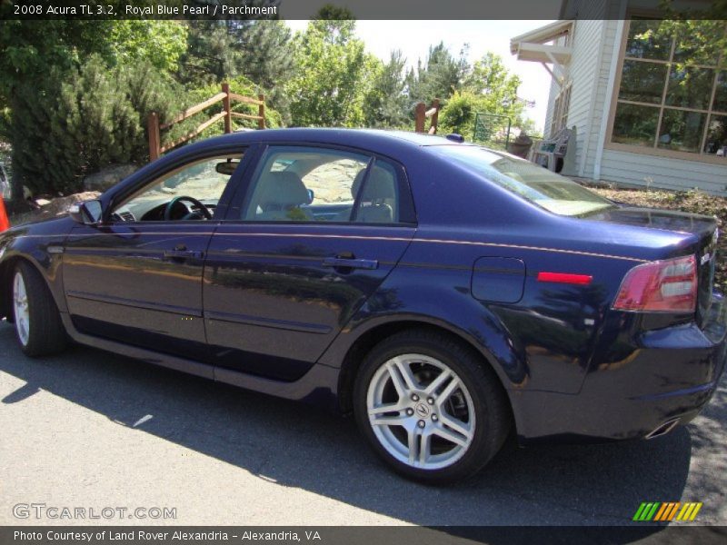 Royal Blue Pearl / Parchment 2008 Acura TL 3.2