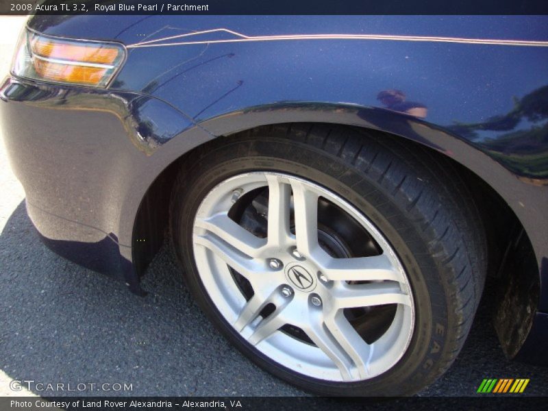 Royal Blue Pearl / Parchment 2008 Acura TL 3.2